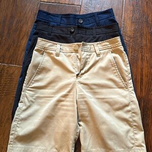 3 pairs of dri fit underarmour golf shorts